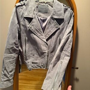 BlankNYC Gray Suede Women's Jacket